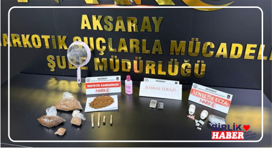 Narkotik Ekiplerinden Aksaray’da Büyük Operasyon