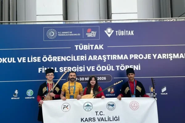 Kars’tan TÜBİTAK yarışmasında başarı