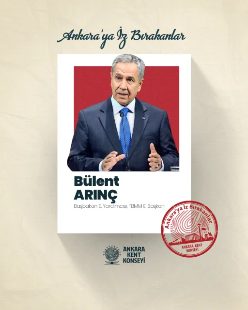 AKK Ankara’ya İz Bırakanların konuğu Bülent Arınç oldu