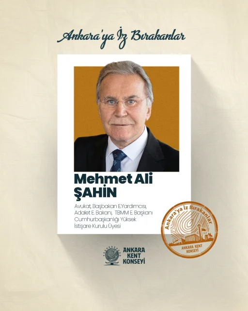 AKK Ankara’ya İz Bırakanların konuğu Mehmet Ali Şahin oldu