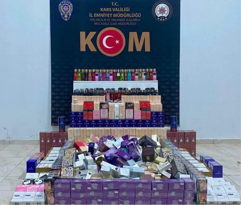 Kars’ta gümrük kaçağı ürün ele geçirildi