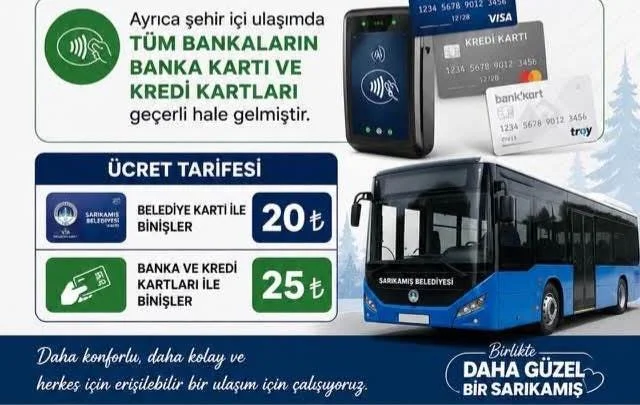 Sarıkamış’ta toplu taşımada yeni dönem