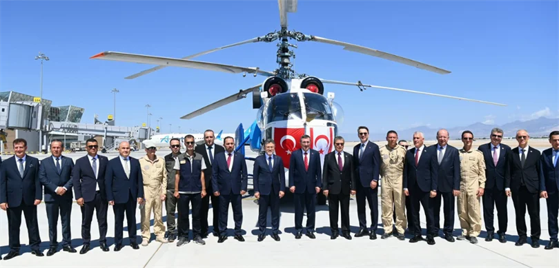 Türkiye’den KKTC’ye Yangın Söndürme Helikopteri Verildi