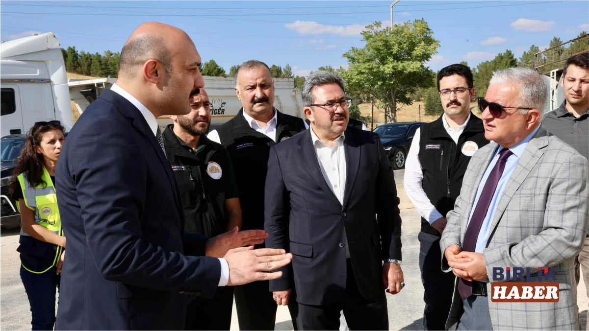 Aksaray’da Saatte 200 Ton Asfalt Üreten Tesis İncelendi