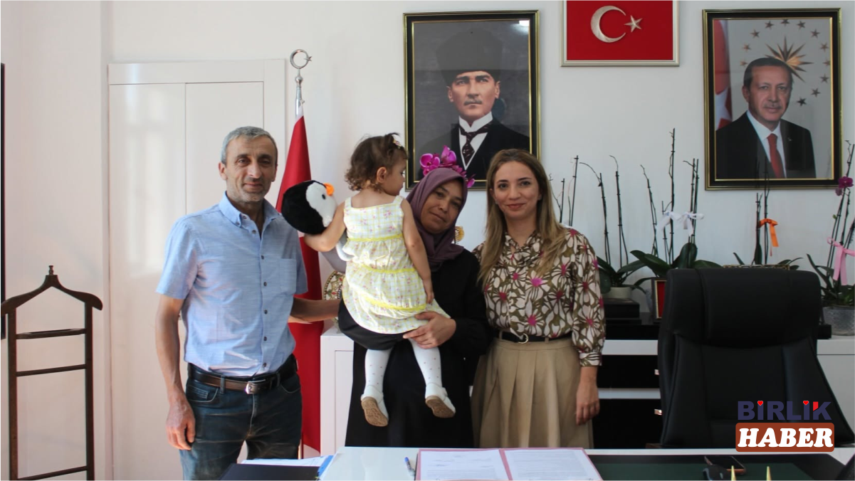 Aksaray’da bir kız çocuğuna sıcak aile yuvası