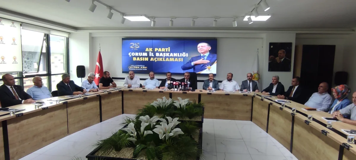 AK Parti’de 25 yıllık yolculuk: Çorum’dan “Türkiye Geleceğe Hazır”