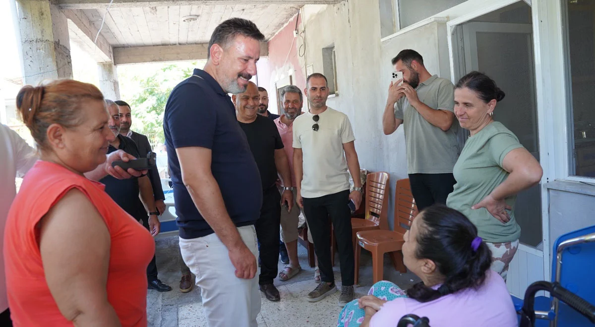 Başkan Üstün’den ihtiyaç sahibi aileye destek