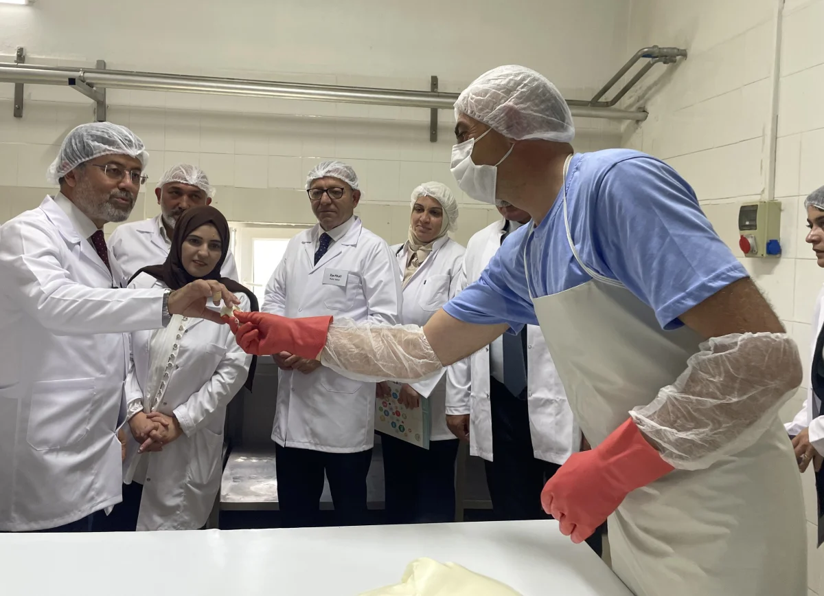 Bakan Yumaklı Kars’ta süt üretim tesisini ziyaret etti