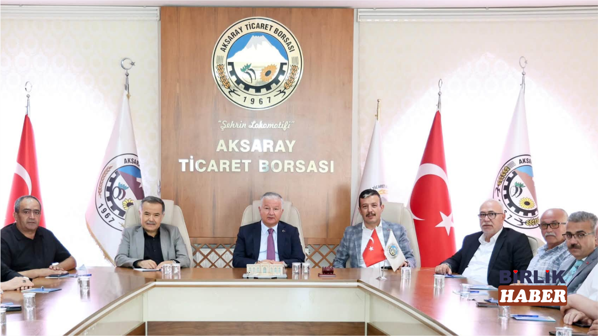 Aksaray Ticaret Borsası’nda hasat gündemi masaya yatırıldı