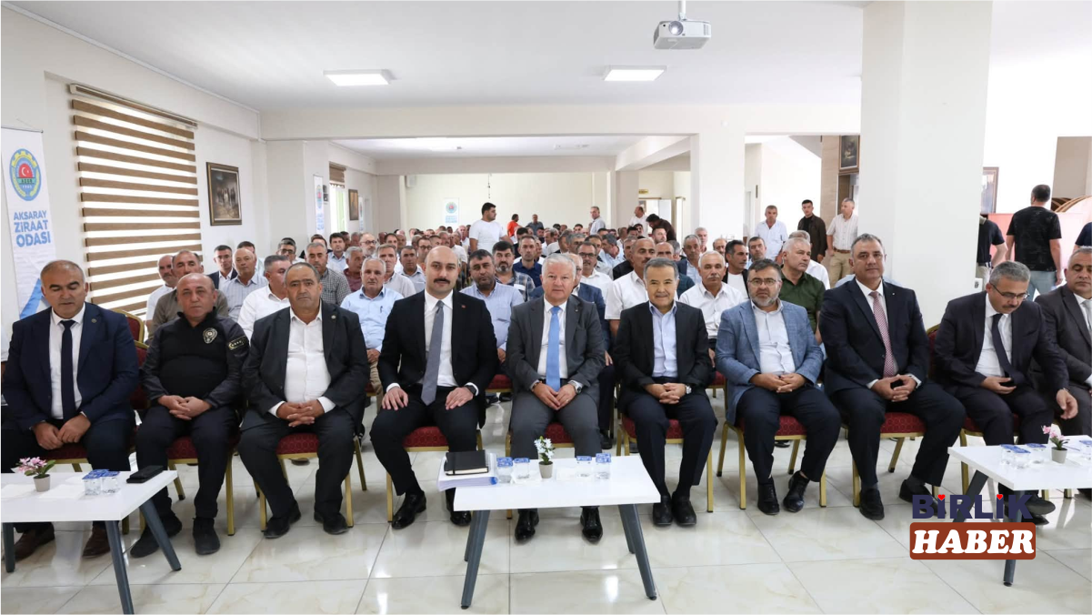 Aksaray’da tarım ve hayvancılığın sorunları konuşuldu