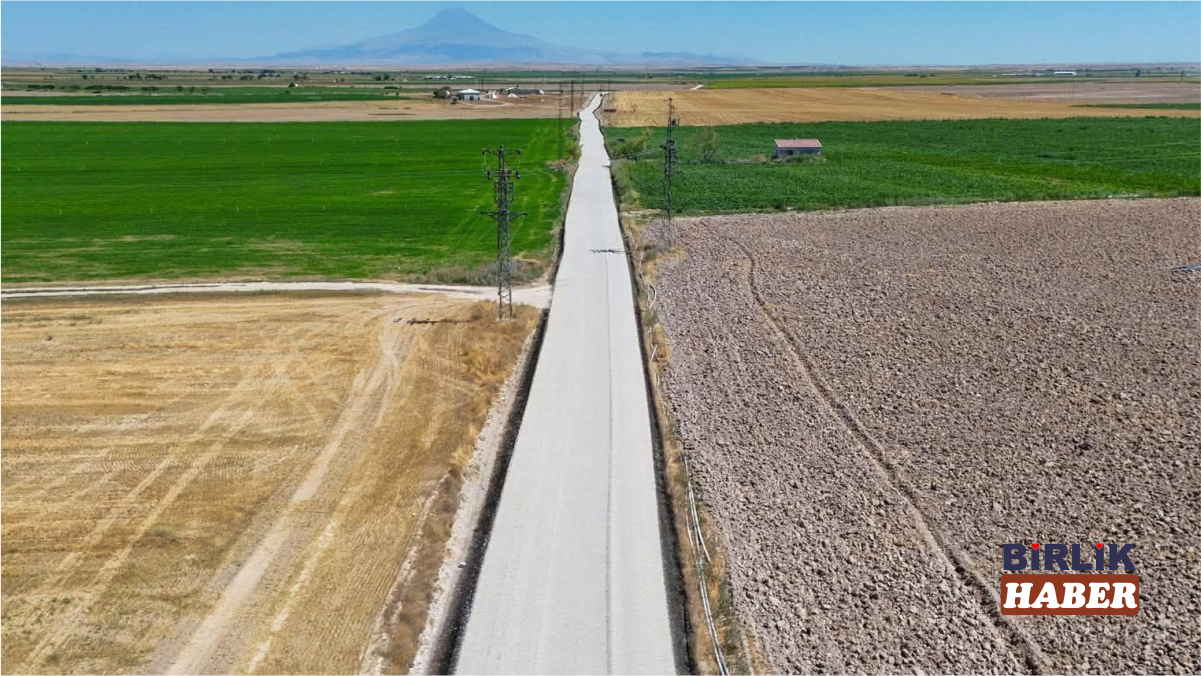 Sultanhanı’nda 7 kilometrelik yol yenilendi