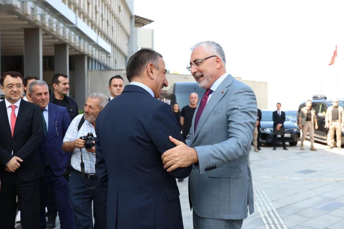 Çalışma ve Sosyal Güvenlik Bakanı Vedat Işıkhan’dan Zonguldak Valiliği’ne ziyaret