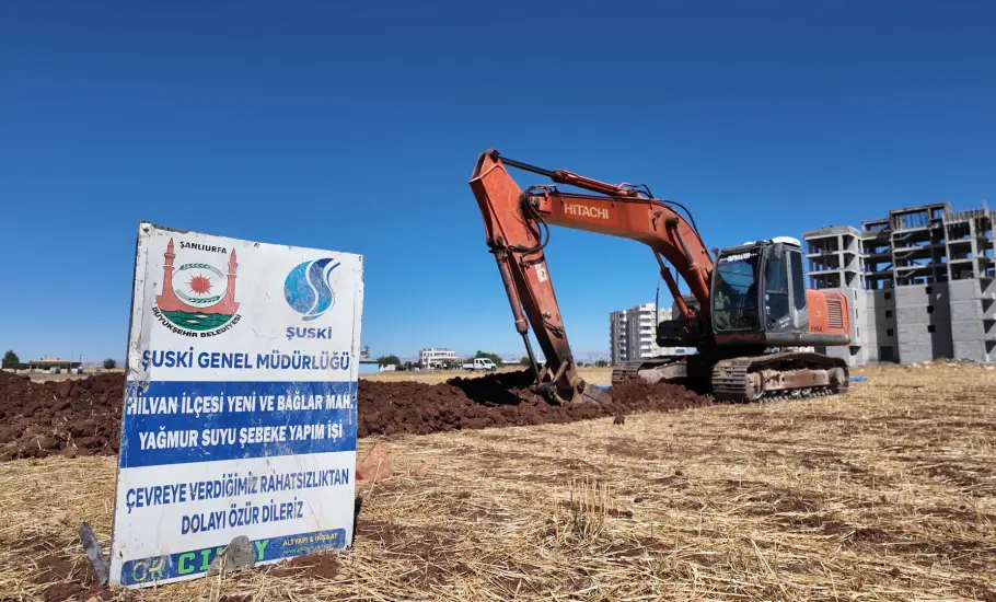 ŞUSKİ’den Hilvan’da yeni yerleşim bölgelerine altyapı hamlesi