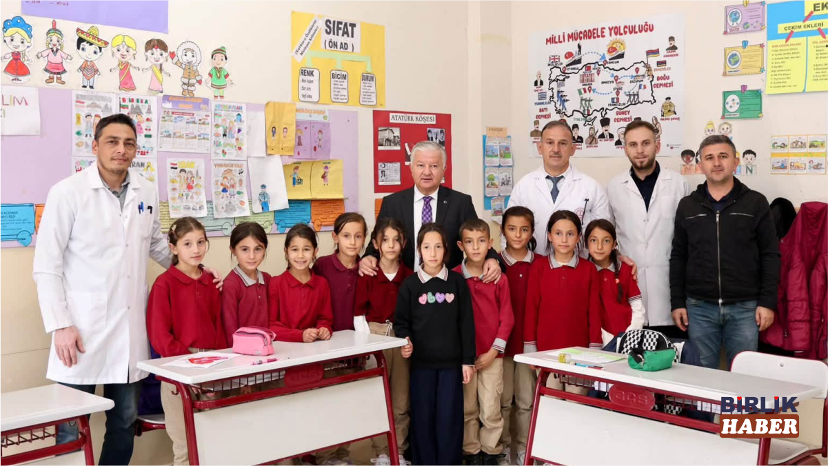 Vali Duru, Dikmen Köyü’nde Öğrencilerle Buluştu