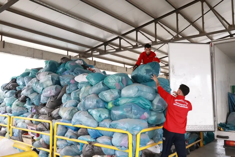 Osmangazi’de 9 ayda binlerce ton atık geri dönüşüme kazandırıldı