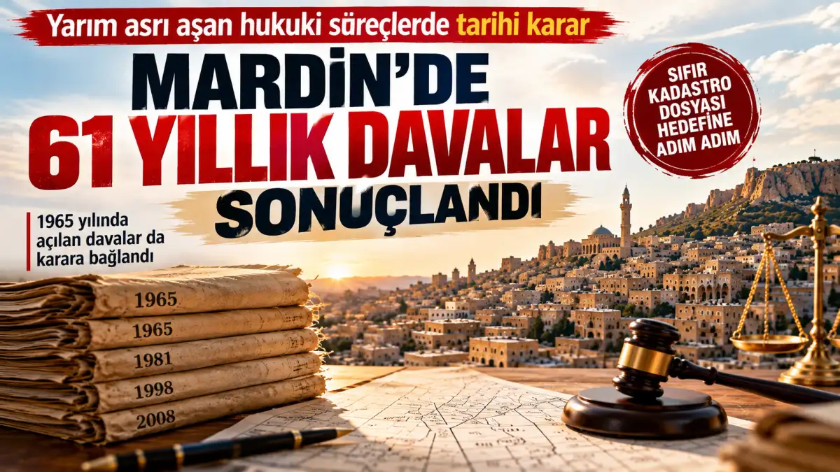 Sıfır kadastro dosyası hedefine adım adım yaklaşılıyor