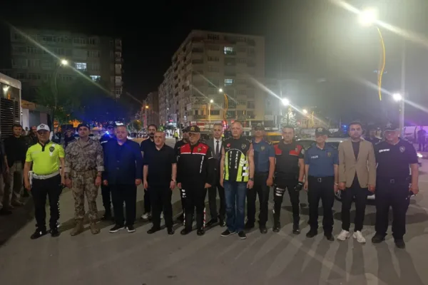 Vali Hatipoğlu ve Emniyet Müdürü Karan denetimleri yerinde takip etti