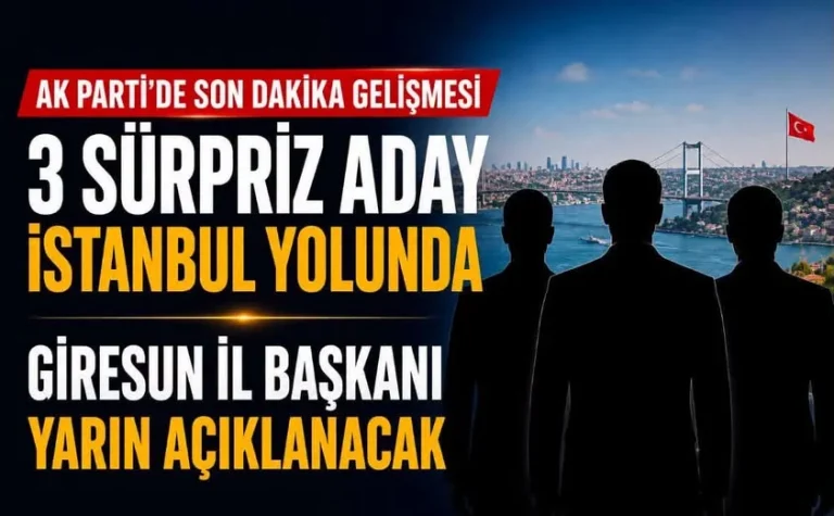 AK Parti Giresun İl Başkanı Belli Oluyor