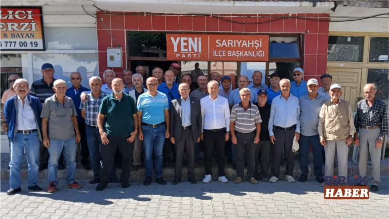 Yeni Parti Sarıyahşi İlçe Binası Coşkulu Törenle Açıldı