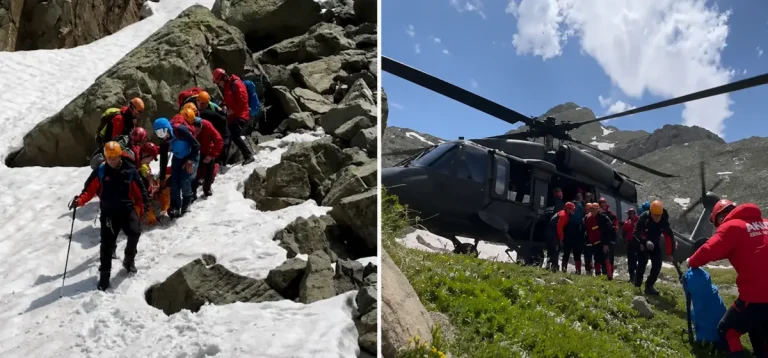Jandarma helikopteri Rize’de yaralı vatandaş için havalandı