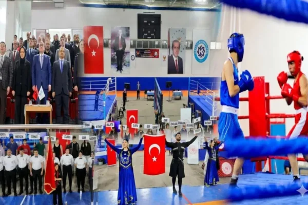 Kars’ta yumruklar konuşuyor: 373 sporcu ringde ter döktü