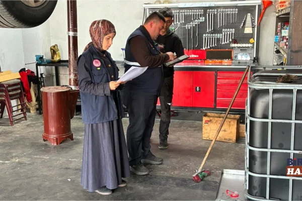 Aksaray’da 276 İşletmeye Atık Motor Yağı Denetimi!