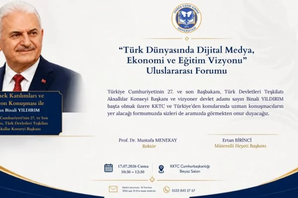 KKTC’de dijital medya, ekonomi ve eğitim vizyonu forumu düzenleniyor
