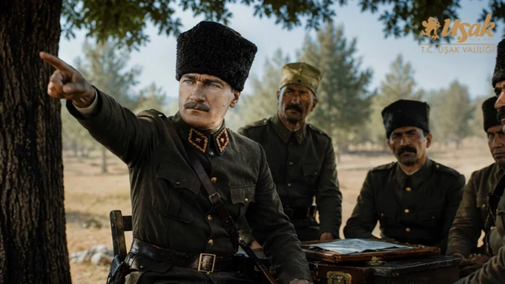 Uşak’ta tarihi emir film ile canlandırıldı