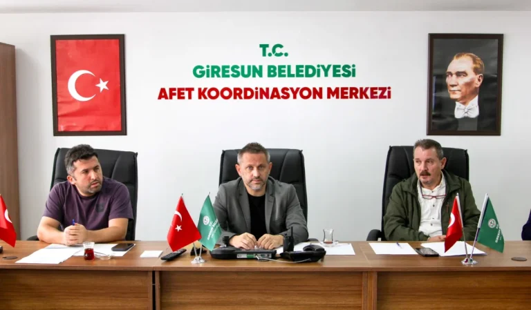 Giresun’da olası afetler için alınan tedbirler görüşüldü