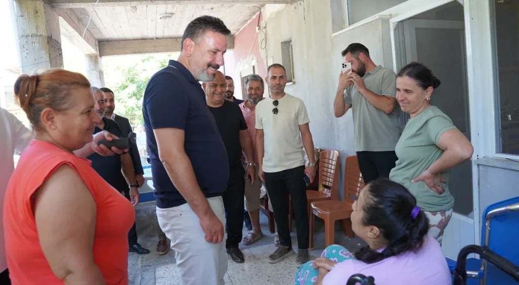 Başkan Üstün’den ihtiyaç sahibi aileye destek