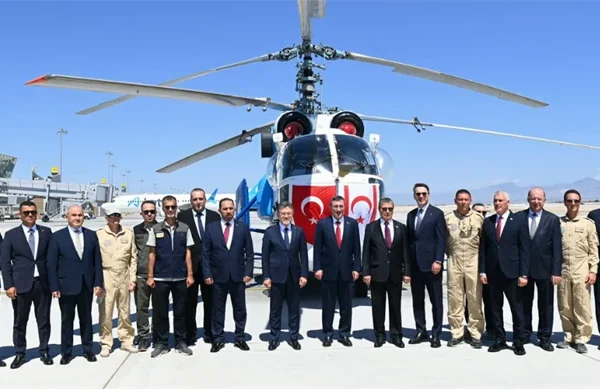 Türkiye’den KKTC’ye Yangın Söndürme Helikopteri Verildi