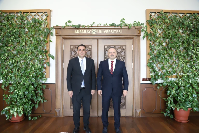 İŞKUR İl Müdürü Akkuş’tan  Rektör Arıbaş’a veda ziyareti