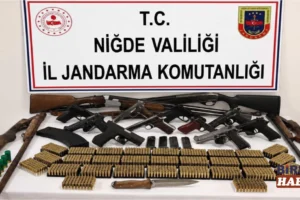 Aksaray, Konya ve Niğde’de Eş Zamanlı Silah Operasyonu
