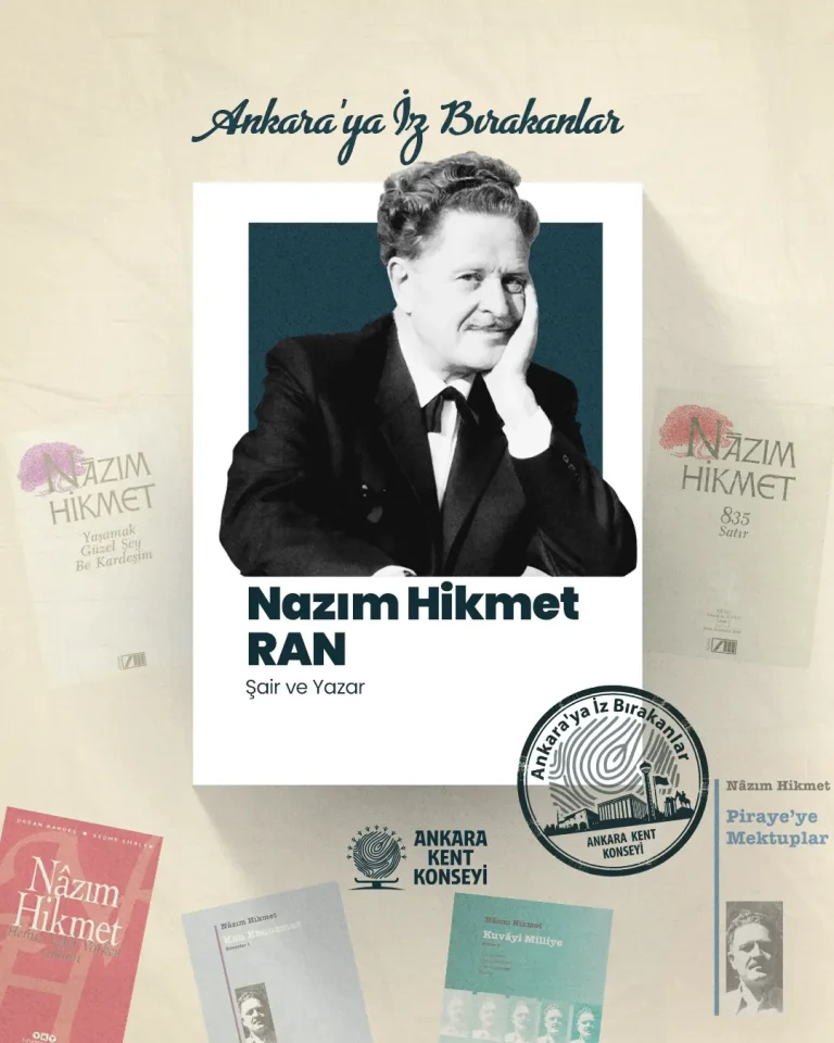 AKK Ankara’ya iz bırakanlar’ın konuğu Nazım Hikmet Ran oldu