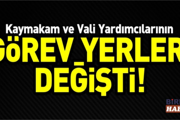 Aksaray’da Kaymakam ve Vali Yardımcıları Değişti