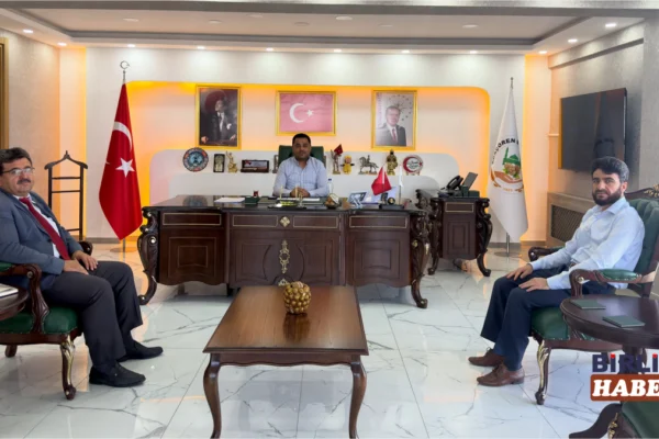 Ağaçören İlçe Müftüsü Murtaza Meşe’den Başkan Kemal Salman’a Ziyaret