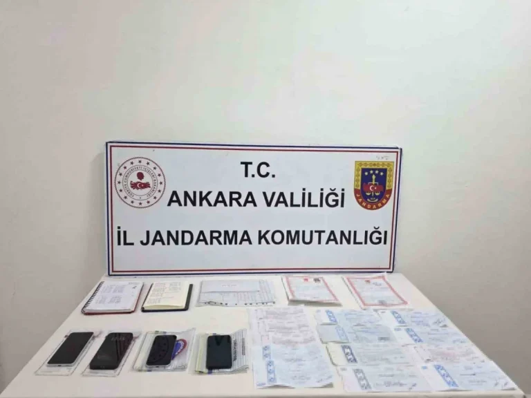 Ankara’da tefecilik suç örgütüne operasyon
