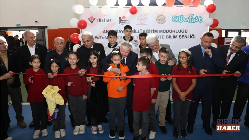 Aksaray’da “Teneffüste Bilim Şenliği” öğrencileri buluşturdu
