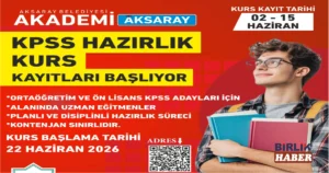 Akademi Aksaray’dan KPSS Adaylarına Ücretsiz Eğitim Desteği