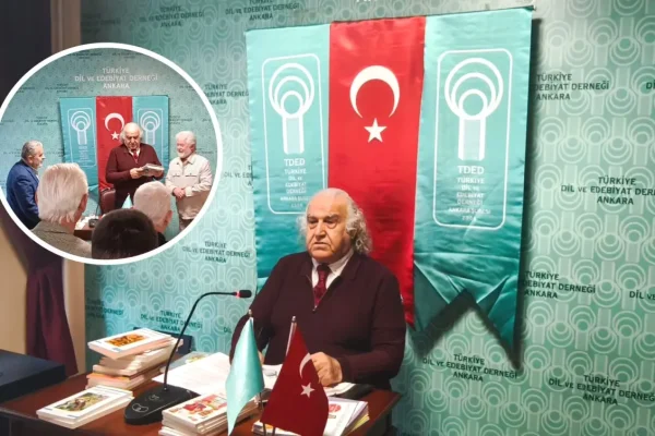 Türkiye Dil ve Edebiyat Derneği Ankara Şubesi Çocuk Edebiyatı Yazarı Üzeyir Gündüz’ü ağırladı