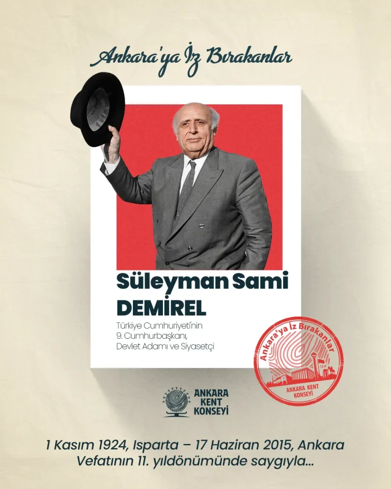 AKK Ankara’ya İz Bırakanların konuğu Süleyman Demirel oldu