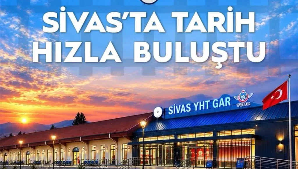 Sivas’ta yeni YHT gar binası hizmete girdi