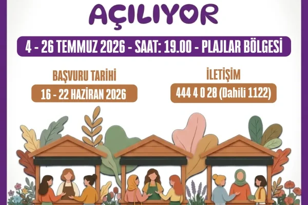 Kadın el emeği pazarı kapılarını açıyor