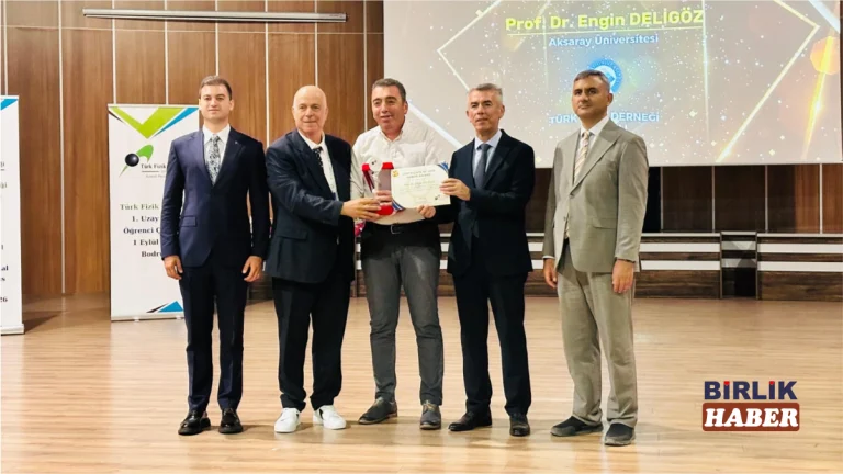 ASÜ’lü Prof. Dr. Engin Deligöz’e Türk Fizik Derneği’nden Büyük Onur