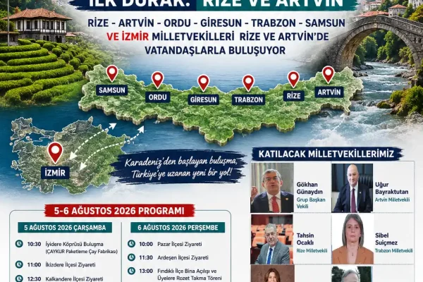 Yeni Parti Rize ve Artvin’de saha çalışmalarına başlıyor