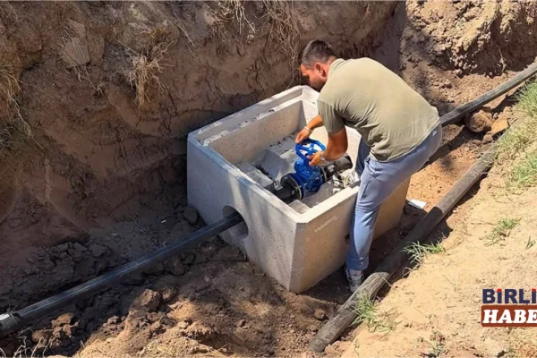 Ağaçören Abalı Köyü’nde 8 Kilometrelik İçme Suyu Hattı Yenilendi