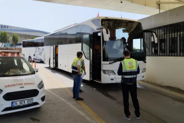 Kurban Bayramı öncesi otobüslere sıkı denetim