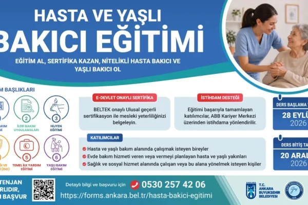 ABB’den sertifikalı “Hasta ve Yaşlı Bakıcı Eğitimi” programı