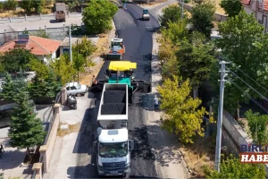 Yuva Köyü’nde BSK asfalt çalışması başladı