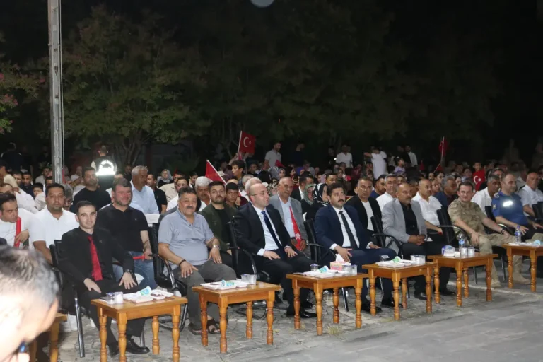 Ceylanpınar’da 15 Temmuz Demokrasi ve Millî Birlik Günü coşkuyla anıldı